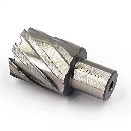 Annular Cutter JESTUOUS 3/4 Inch Weldon Shank 1-1/4 Cutting Diameter