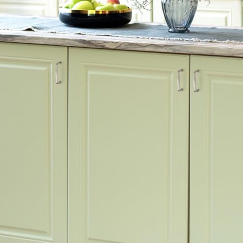 Ravinte Brushed Nickel Cabinet Handles Solid Handles,3 Inch,5 Pack - color: Brushed Nickel, size: 3 Inches Hole Center