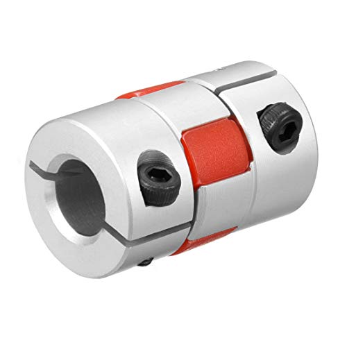 uxcell Shaft Coupling 10mm to 10mm Bore L30xD20 Flexible Coupler Joint for Servo Stepped Motor - size: 10 to 10mm L30xD20