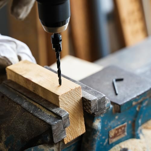 15-Piece Countersink Drill Bit Set, with 2PC Wood Plug Cutters