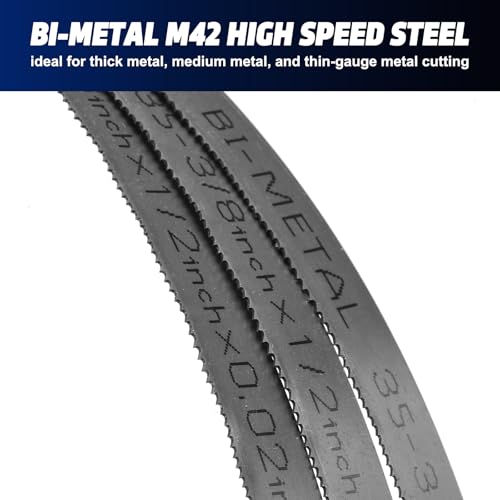 35-3/8 Inch Bandsaw Blade 14/18 TPI, Compatible with for Milwaukee 2829-20 Portable Band Saw Blade, 35-3/8" x 1/2" x .020" 14/18 TPI, 3-Pack - size: 35-3/8" x 1/2" x .020" 14/18 TPI
