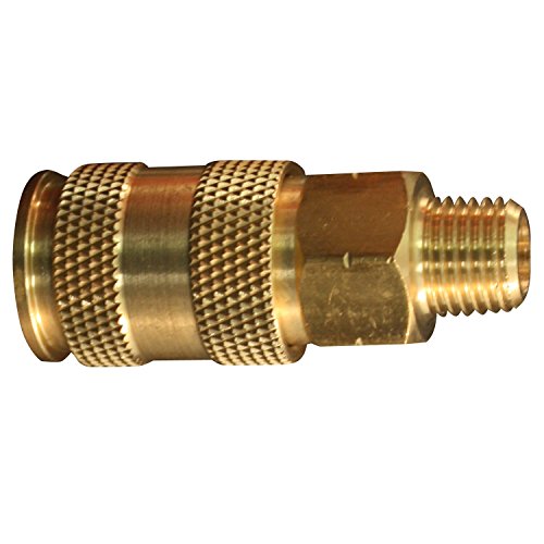 Milton Industries S-765 HI-Flo V-Style -FeetA,M,V-Feet 1/4-Inch MNPT Brass Body, Single - size: 1 Count (Pack of 1)