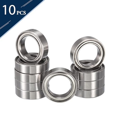 R155ZZ Deep Groove Ball Bearings, ID 5/32" x OD 5/16" x Width 1/8" Miniature Bearings, Double Metal Shielded Ball Bearing Chrome Steel Z2 Lever 5pcs - size: R155ZZ 5/32" x 5/16" x 1/8"