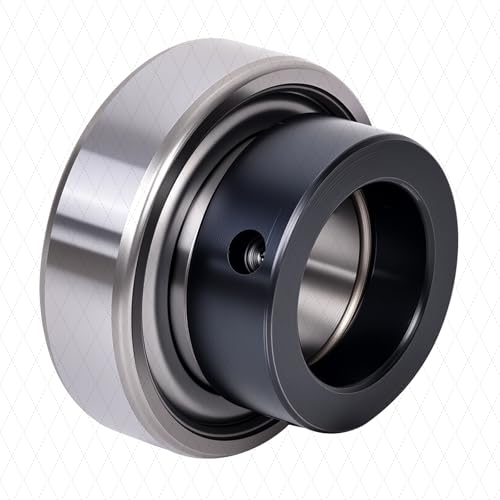 1 Pcs UC206 Radial Insert Ball Bearing, 30mm Bore, Spherical OD, Normal Duty Set Screw Bearing Insert, Lube Hole - size: UC206 30mm Bore