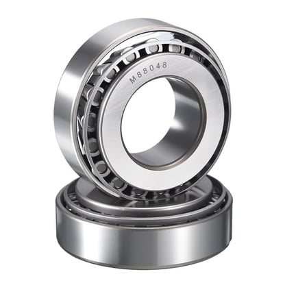 2 Pack M88048/10 Tapered Roller Bearing Cone and Cup Set - size: M88048/M88010