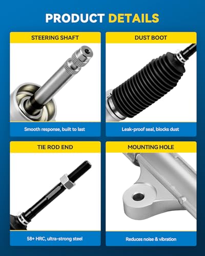 PHILTOP Power Steering Rack and Pinion for Forte, Forte5 - size: 1G-2412 Forte