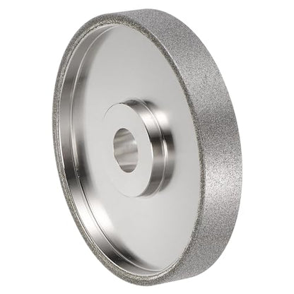 HARFINGTON Diamond Lapidary Wheel 6 Inch x 1 Inch Arbor Hole 120 Grit Grinding Wheels for Stone, Marble, Glass, Ceramics, Crystal, Carbide, Steel - size: 120 Grits