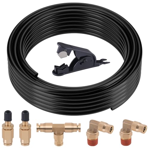 Air Line Kit for Air Spring Bag Suspension with Fittings - size: 7 PCS