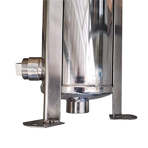 PRM #2 Stainless Steel Bag Filter Housing, 2 Inch NPT Inlet, Dual Side or Bottom 2 Inch NPT Outlet, 100 psi