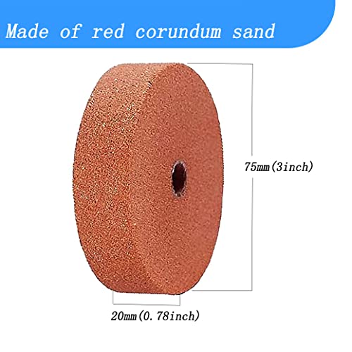 3" Drill Grinding Stone Wheel with 3/8" Shank