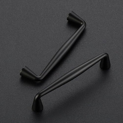 Ravinte Matte Black Cabinet Handles Solid Handles,3-3/4 Inch,5 Pack - color: Matte Black, size: 3-3/4 Inches Hole Center
