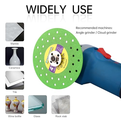 4-1/2 inch Tile Cutter Diamond Saw Blade for Angle Grinder Porcelain Ceramic Glass Marble Cutting Tools Grinding disc (3pcs) - size: 4-1/2"