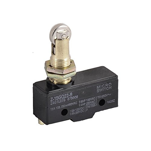uxcell 3 Screw Terminals Panel Mount Roller Plunger Basic Limit Switch