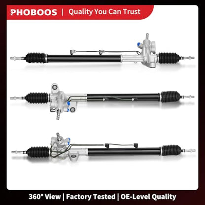 PHOBOOS Hydraulic Power Steering Rack and Pinion Fit for Acura TSX - size: 26-2720