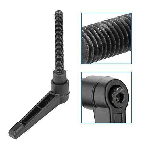 Hilitand 4PCS Male Thread Adjustable Handles, Metal Machine Knobs Adjustable Fixing Handle M5 Male Thread (Screw Rod Length-40MM)