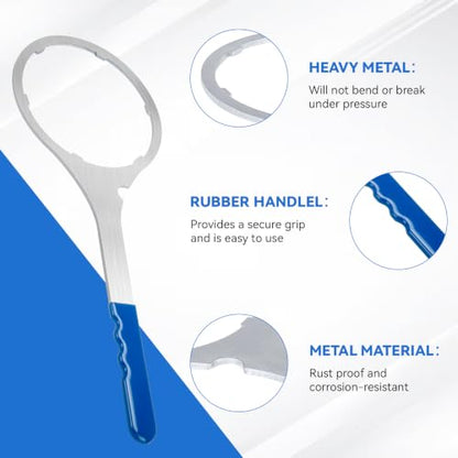 SPBW-5 Water Filter Wrench, 5.93" Heavy Duty Metal Housing Tool for SW-3