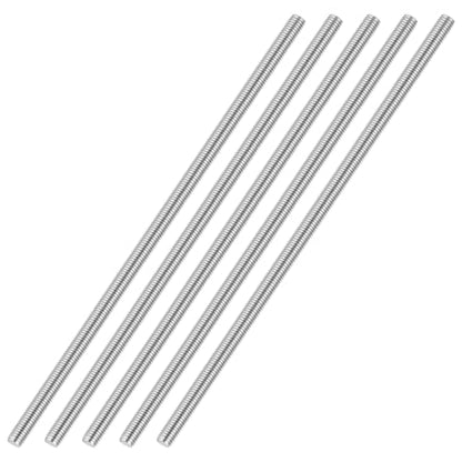 #10-24 UNC Fully Threaded Rod 7.87" Length Thread 5Pcs - size: #10-24x7.87"