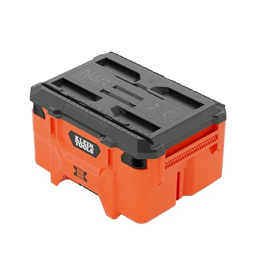 Klein Tools 54200MBX MODbox Medium Deep Tool Box, Heavy Duty Organizer with Removable Tray, Water and Debris Resistant, Stackable Module - size: Medium