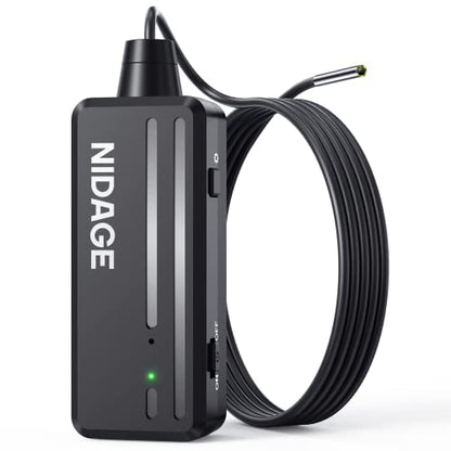 3.9mm Slim Wireless Endoscope, 2.0MP HD Inspection Camera with Light
