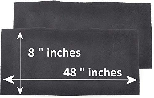 Breathe Naturally Universal 8x48 Cut-to-Fit Activated Carbon Filter (6 Pack) Charcoal Air Filter Sheet for Air Purifiers - size: 6 Pack, style: 8x48