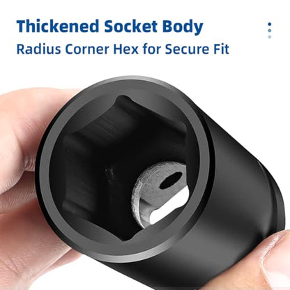 BORDSTRACT 3/4in Drive Impact Socket 45×80mm - size: 45mm - Deep (80mm Length)