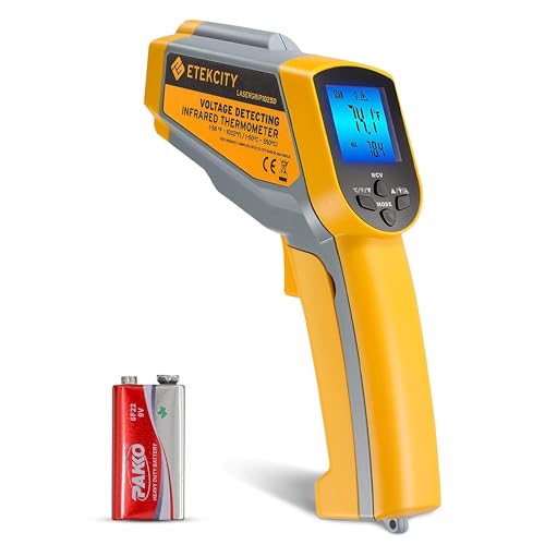 Etekcity Dual Laser Infrared Thermometer Temperature Gun, -58°F ~1022°F - color: Yellow 2 Laser, style: Classic