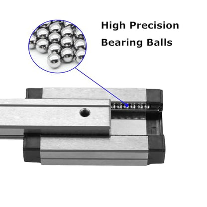 150mm Long MGN9 Miniature Linear Rail with 1PCS MGN9H Carriage Block - color: MGN9H, size: 150mm/5.91 inches