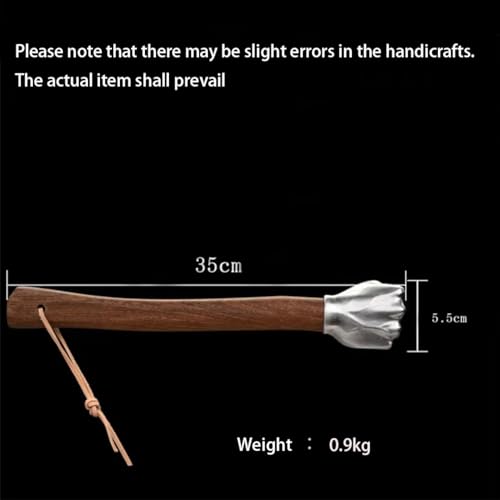 Fist Hammer Tool 2 Lbs Iron & Stainless Steel With Wooden Handle - style: Fist