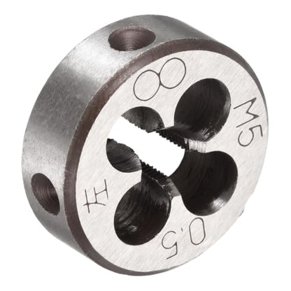 M5 x 0.5 Round Threading Die Left Hand Alloy Steel - size: M5 x 0.5