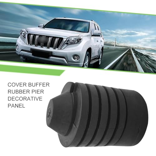 2 PCS Hood Stop Bumpers, Rubber Front Hood Stop Bumpers Buffer, Engine Cover Bumper Damping Cushion Stoppers, Universal for Most Cars, Trucks, SUVs (Black)