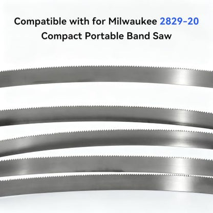 44-7/8 inch Portable Bandsaw Blades 14/18 TPI, Replacement for DeWalt DW3986, Milwaukee 48-39-0561 Portable Band Saw, 44-7/8" x 1/2" x .020" 14/18 TPI, 5 Pack - size: 44-7/8" x 1/2" x .020", 14/18 TPI, 5-Pack
