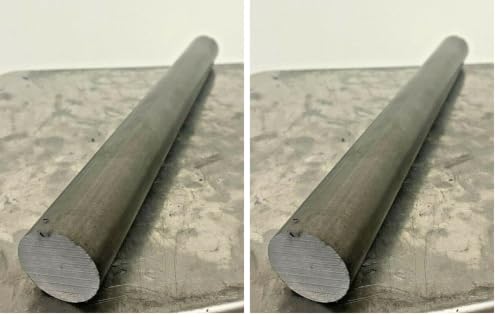 12L14 Steel Bar Stock 1-1/4 in Round x 12 in Length Carbon Steel for CNC DIY Craft Tool (Pack of 2) - size: 1-1/4 in Round x 12 in Length (Pack of 2)