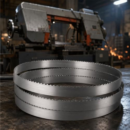 KAKA INDUSTRIAL Blade for 126-1/2" x 1" x .035" (3215x27x0.9mm) Bi-Metal Material M42 Grade Metal Cutting Band Saw Blades BS-1018R (1, 6/10TPI) - size: 6/10TPI