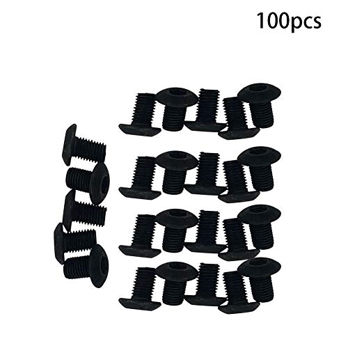 100Pcs M3 x 6mm Button Head Socket Cap Screws, Alloy Steel 10.9 Grade - size: M3 x 6mm