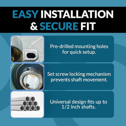 PGN UCP209-28 (4 Pack) Pillow Block Bearing - 1 3/4" Bore Self-Aligning - size: 4, style: UCP209-28