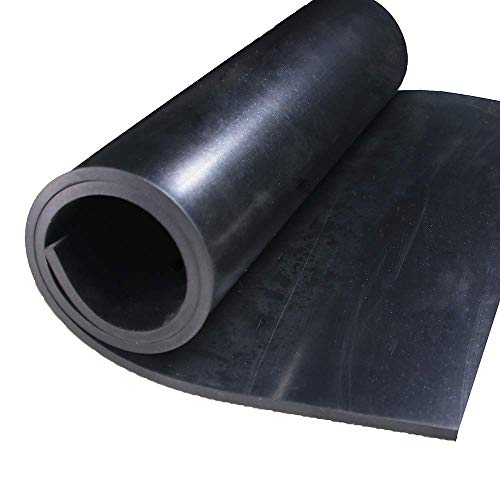TORRAMI Neoprene Rubber Sheet Roll 3/16" (.187") Thick x 12" Wide x 24" Long for DIY Gaskets, Pads, Seals, Crafts, Flooring,Cushioning of Anti-Vibration, Anti-Slip - size: 12" Wide X 24" Long, style: 3/16 (.187)" Thick