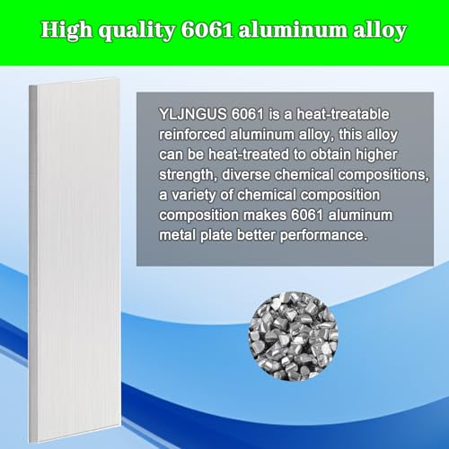 2PCS Aluminum Flat Bar - 1/2"(12mm) x 2" Square Aluminum Bar Stock 12" Long 6061 Aluminum Bar Metal Sheet Plate with Protective Film for Crafting lndustry - size: 12x2x1/2 inch
