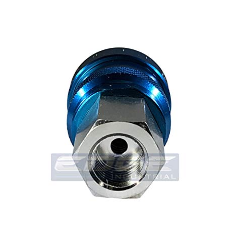 Adjustable in-LINE Pressure Regulator for Pneumatic Tools, 1/4" NPT, Connects Directly to AIR Tool (14-43 PSI) - style: 14 - 43 PSI