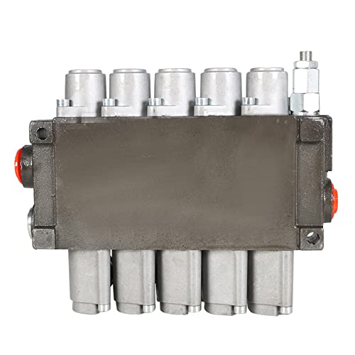 waltyotur 5 Spool 13GPM 3600 PSI Hydraulic Directional Control Valve SAE