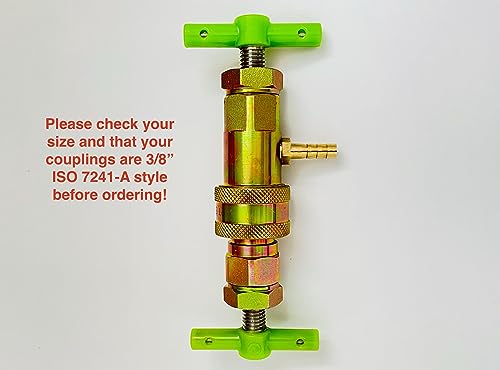 3/8" 7241-A The Original Hydraulic Quick Coupling Pressure Decompression Relief Release Tool 3/8" 7241-A Size Fits Models of Kubota, John Deere, other Compact Tractors