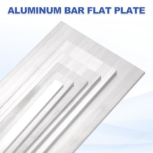 uxcell Square Aluminum Flat Bar with Gloves 0.08"x3"x14"/2x80x356mm - size: 0.08" x 3" x 14"/2 x 80 x 356mm