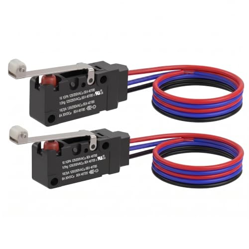 Heavy Duty IP67 Waterproof Micro Switch, UL Recognized Component - size: WS2-Roller Lever