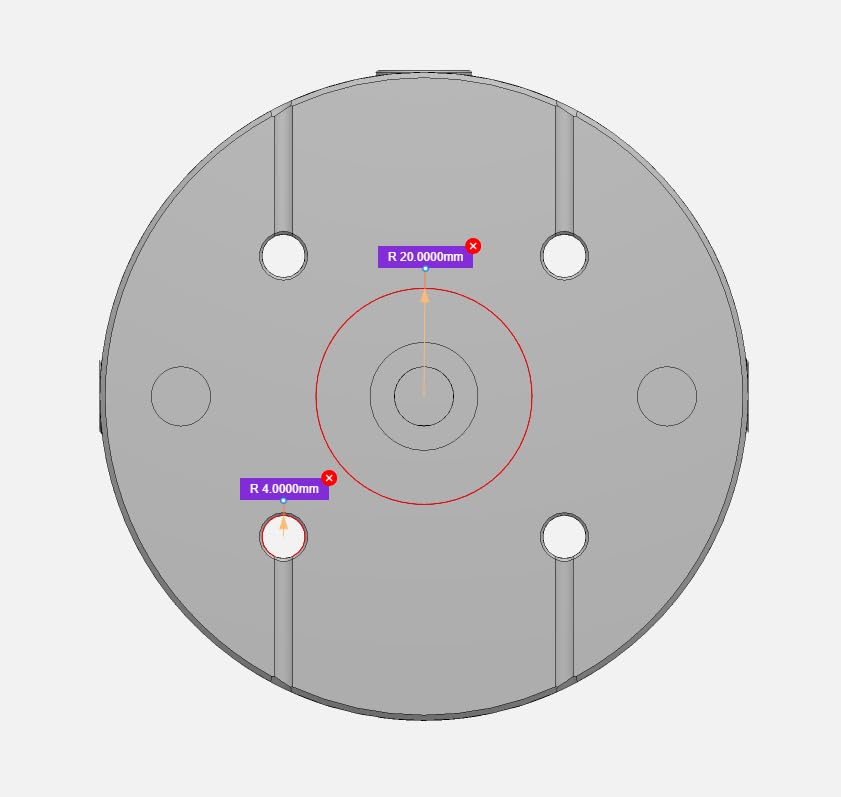 XinDian Quick Zero Point plate Ø120mm (4.72") D52-C - style: D52-C