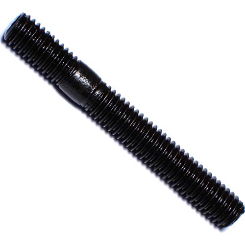 Hard-to-Find Fastener Double-Ended Automotive Studs, Durable Zinc-Plated Steel Threaded Rod for Automotive, Construction, Heavy Machinery, 3/8-16 x 3/8-16 x 3 - Pack of 4 - size: 3/8-16 x 3/8-16 x 3 - Pack of 4