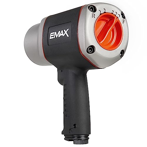 EMAX 3/4" Drive Air Impact Wrench, Pneumatic Mechanic Tool, 6,000 RPM