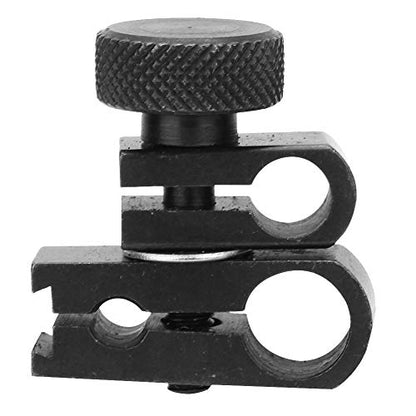 Dial Indicator Clamp Chuck, Steady Tungsten Clamps Chuck, Adjustable Swivel Dovetail Clamps, Strong Indicator Rotatable Clamp for Dial Test Indicator, 8MM 6MM 4MM, Black