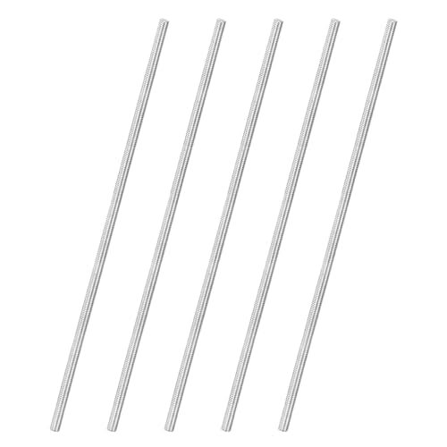 M METERXITY 5Pcs Fully Threaded Rod M4x170mm Right Hand Thread Bar Studs - size: M4x170mm