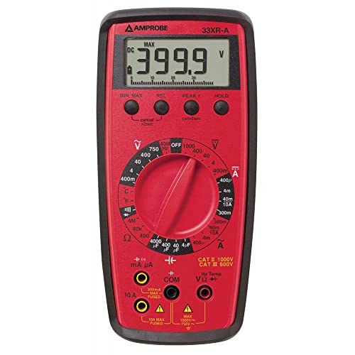 Amprobe 33XR-A Prof DMM with Temperature and Capacitance - style: 33XR-A: TRMS DMM w/Temp + Capacitance
