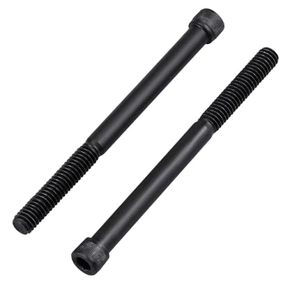 Glvaner 12-Pack 1/4-20 x 3-1/2" Socket Head Cap Screws, Grade 12.9 Alloy Steel, Black Oxide Finish, Partial Thread UNC, Allen Hex Drive - size: 1/4-20 x 3-1/2"