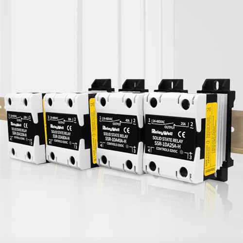 Solid State Relay 25A, DIN Rail SSR, ReleyWell - style: 25DA